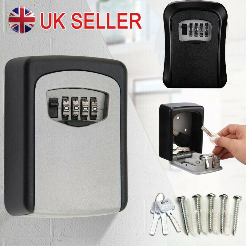 UK 4 Digit Combination Key Lock Box