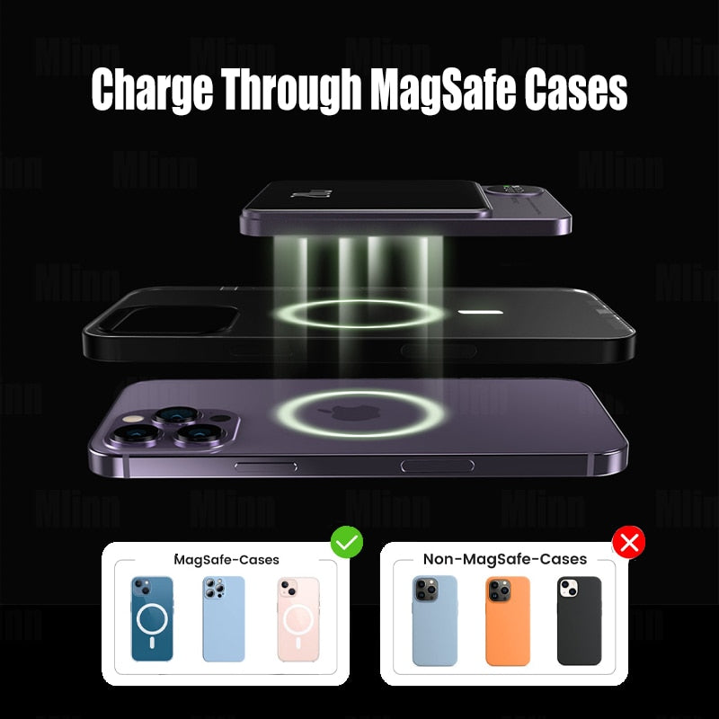 Macsafe Powerbank 10000mAh Magnetic Wireless Charger For iphone 12 13 14