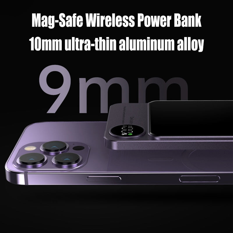 Macsafe Powerbank 10000mAh Magnetic Wireless Charger For iphone 12 13 14