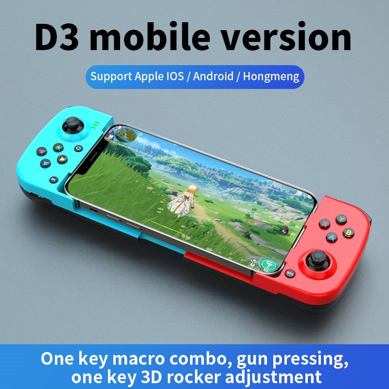 Game Controller For Mobile Phone Android IOS Gamepad for PS4 Switch PC