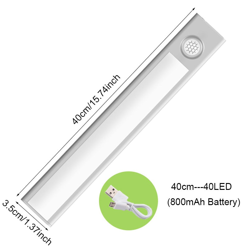 Motion Sensor Light Wireless LED USB Rechargeable