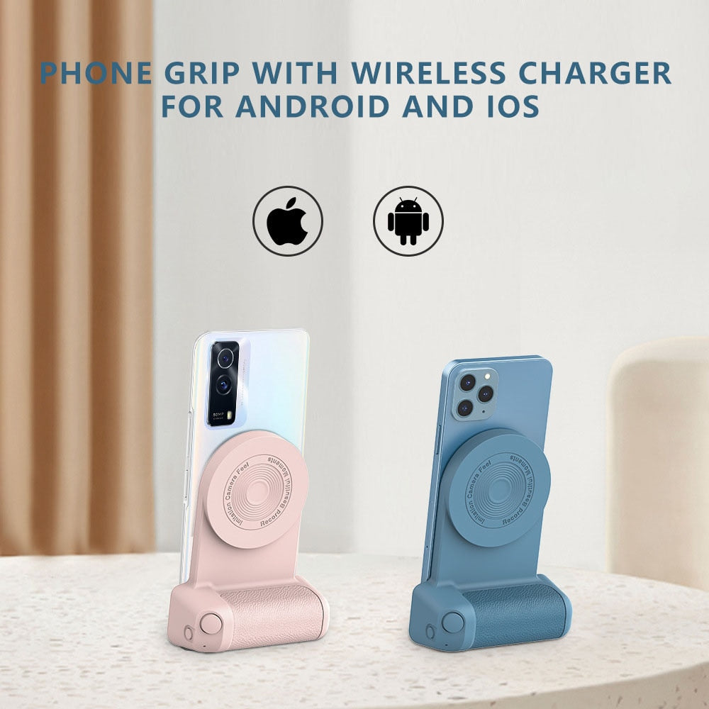 Magnetic Phone Holder with Magsaf Wireless Charger Bluetooth