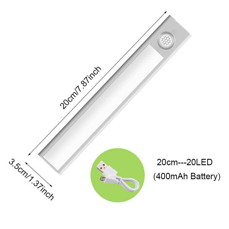 Motion Sensor Light Wireless LED USB Rechargeable