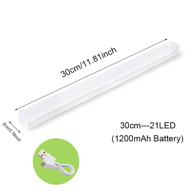 Motion Sensor Light Wireless LED USB Rechargeable